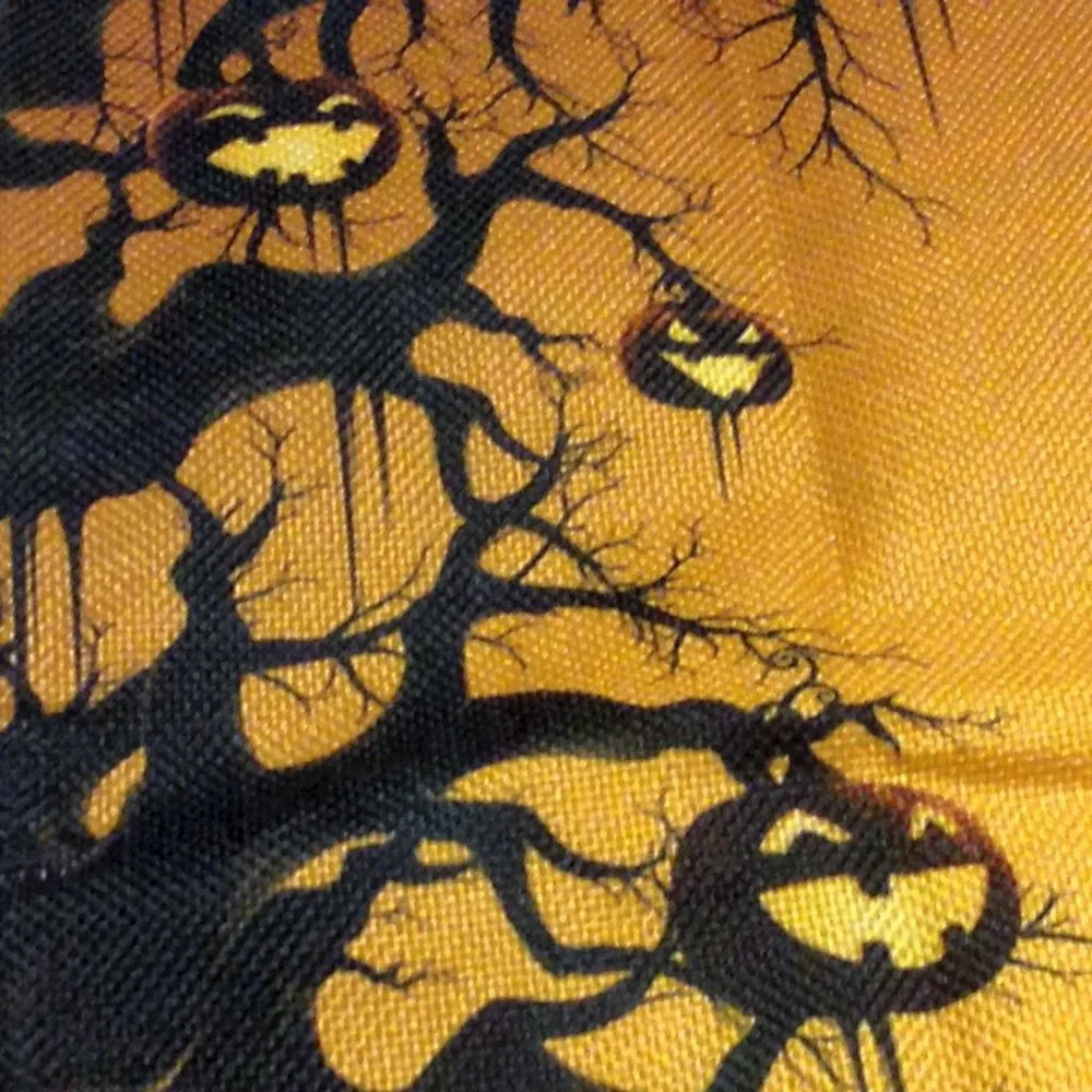 New Halloween decorative pillow cover, bats and scary pumpkins